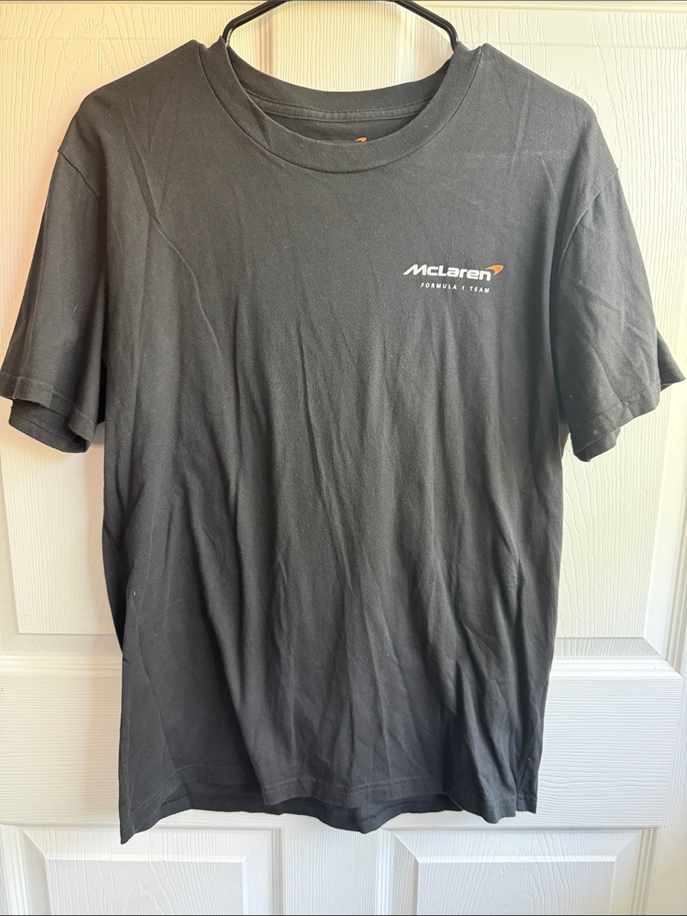 Hollister Black McLaren Logo Short Sleeve Tee